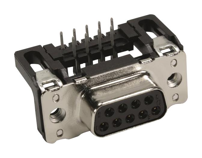 09661126602 D-SUB CONN, RCPT, 9POS, TH HARTING