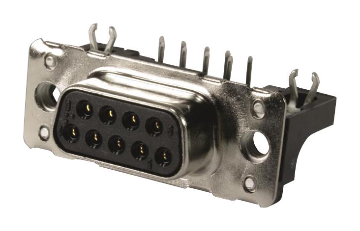 09661526616 D-SUB CONN, RCPT, 9POS, TH HARTING