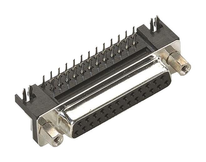 09683535613 D-SUB CONN, RCPT, 25POS, TH HARTING