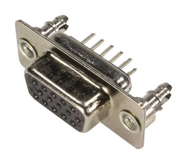 09563517512 HD D-SUB CONN, RCPT, 44POS, TH HARTING