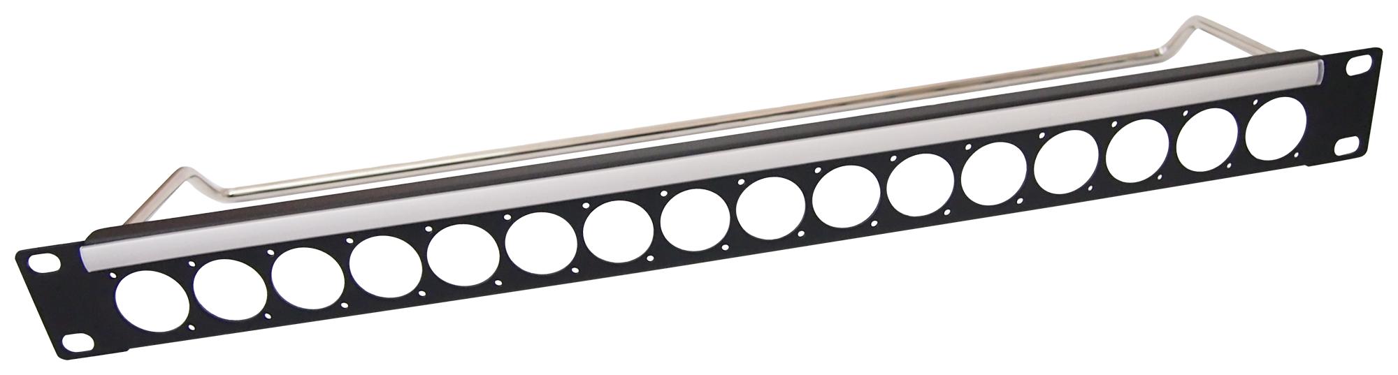 CP30150 PATCH PANEL, XLR, 16P, 1U, PLAIN HOLE CLIFF ELECTRONIC COMPONENTS