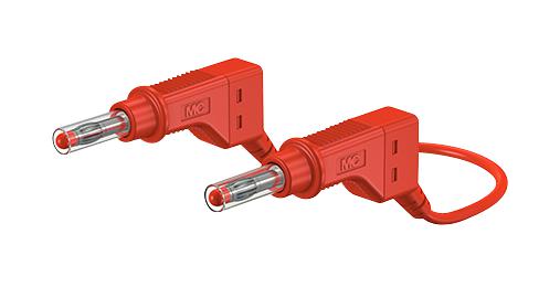 66.9407-200-22 PVC TEST LEAD, RED, 2M, 600V, 32A STAUBLI