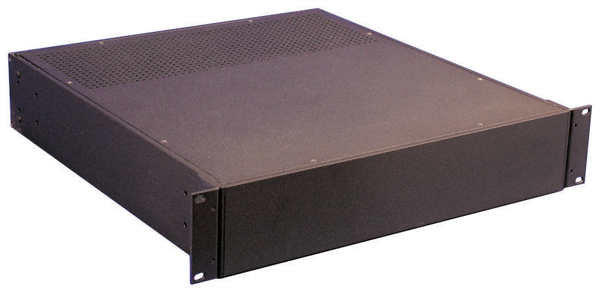 RM1U1913VBK CASE, 19", VENTED, BLACK, 1U, 330MM HAMMOND