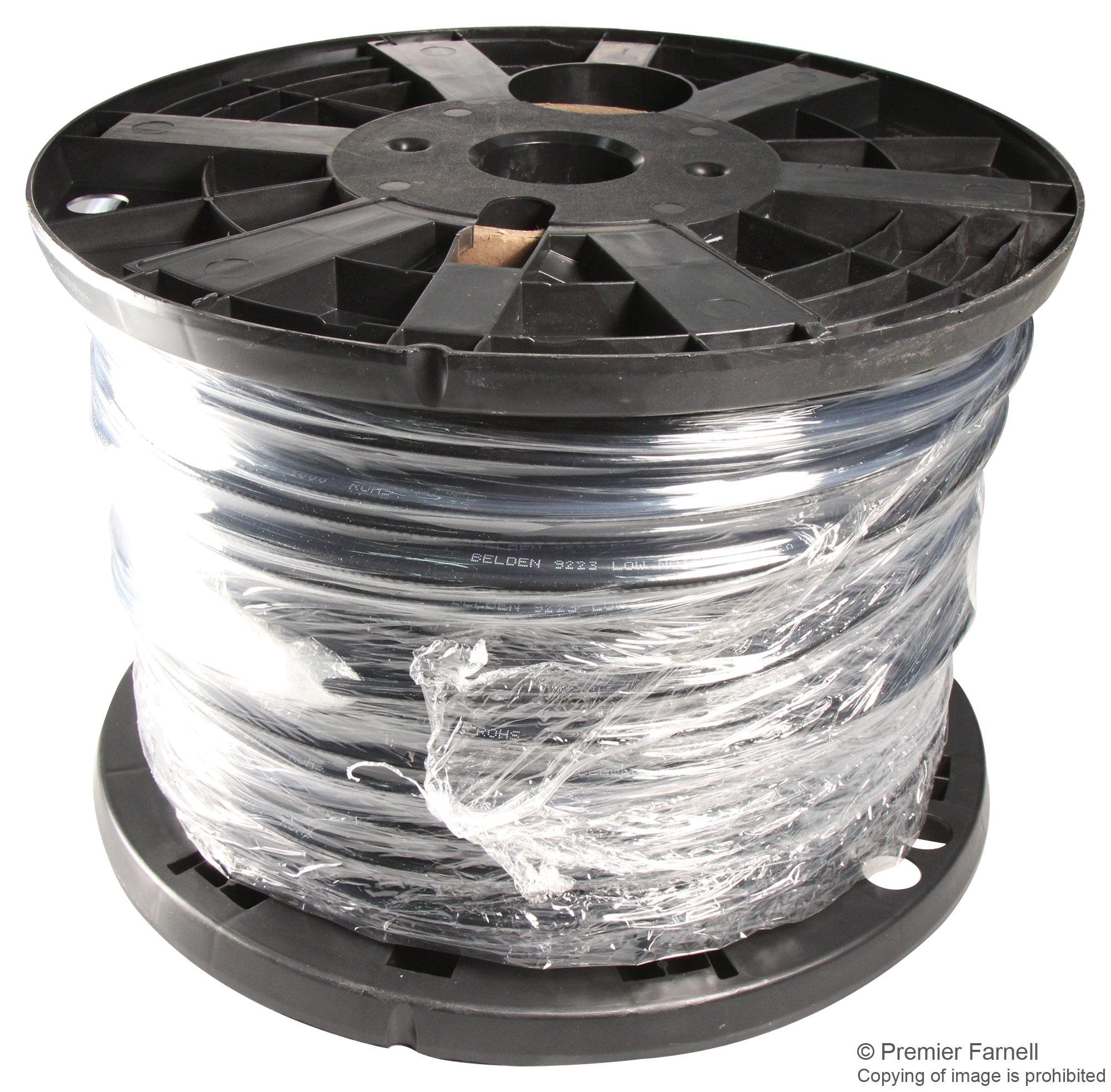 9223 010100 COAX CABLE, RG58/U, 22AWG, 50 OHM, 30.5M BELDEN