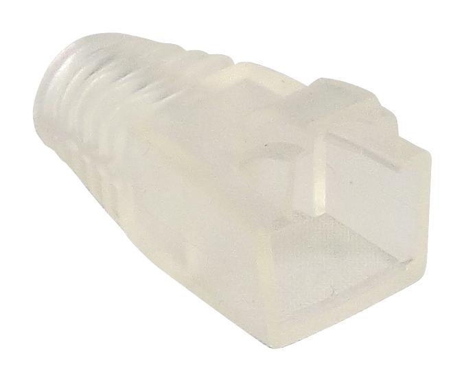 PS2CLR8 STRAIN RELIEF BOOT, RJ45, PVC, CLEAR TUK