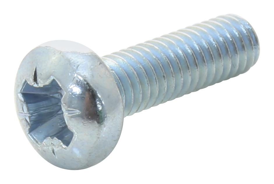 M35 PRSTTTZ100- SCREW, POZI PAN, STEEL, BZP, M3X5, PK100 TR FASTENINGS