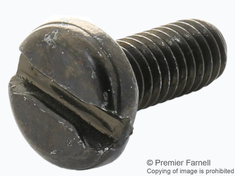 M410PSSTMCB100- PAN HEAD SLOTTED SCREW, STEEL, M4, PK100 TR FASTENINGS