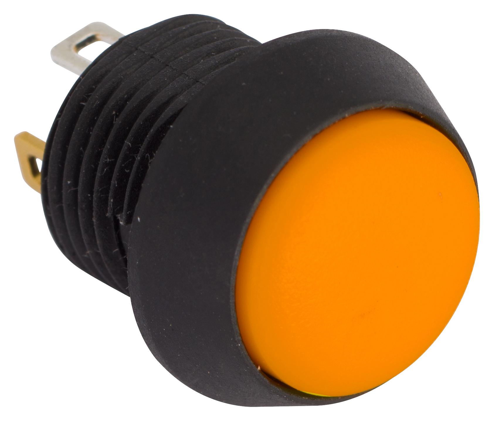 FL12LO5 PB SWITCH, SPST-NO, IP67, QC, ORANGE EOZ