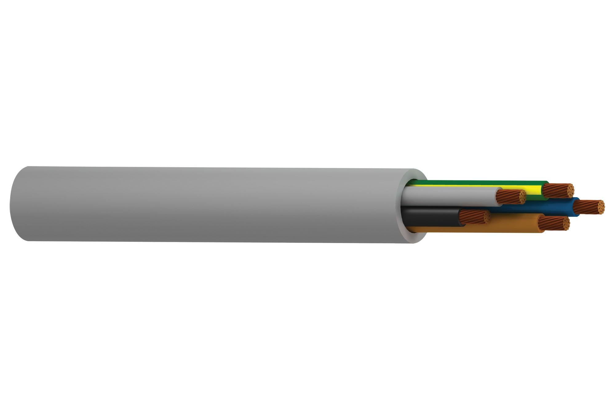 C6GC-BC50 UNSHLD FLEX CABLE, 6COND, 1MM2, 50M BELDEN