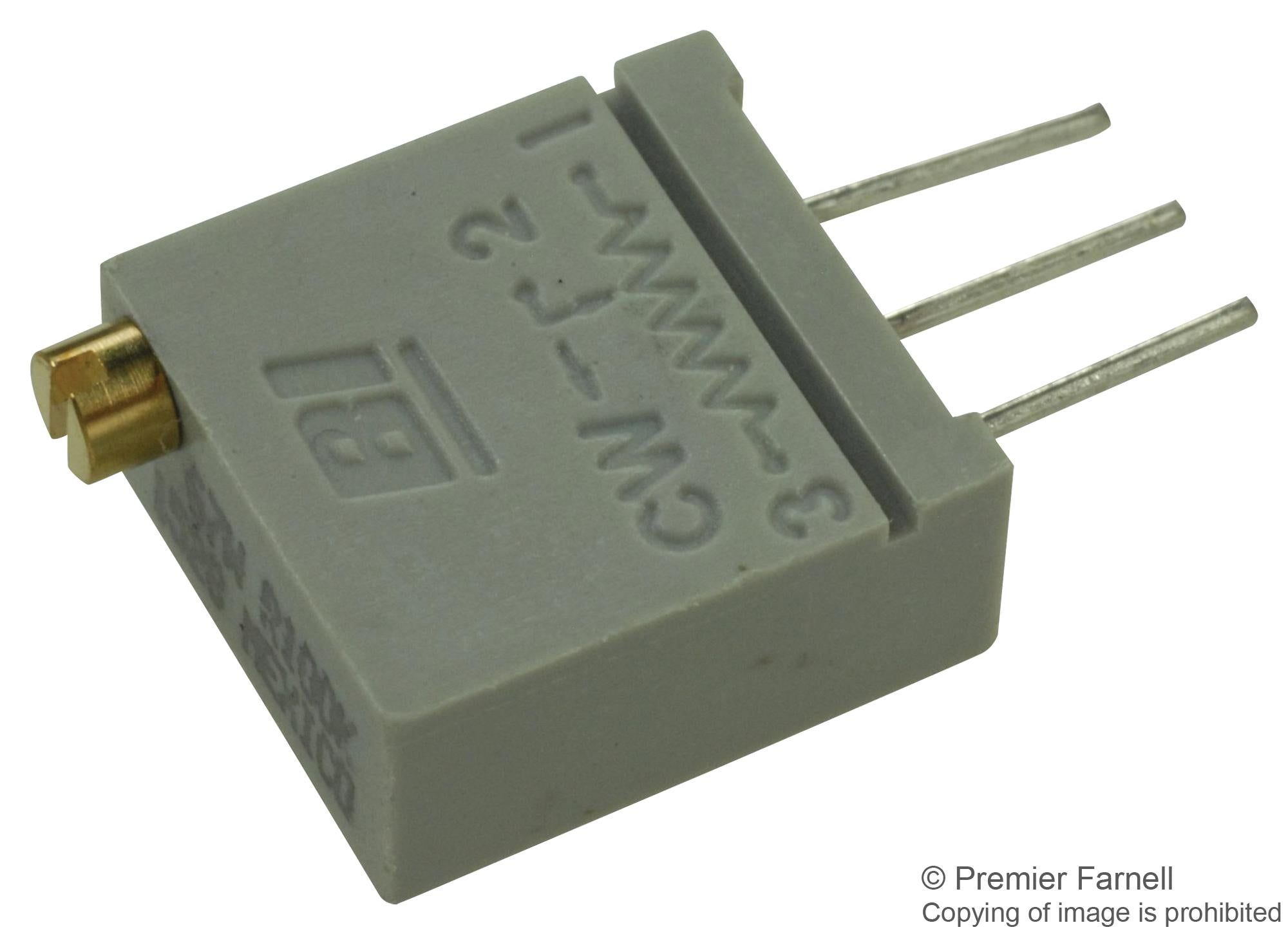 67WR100KLF TRIMMER, POT, 100K, 20TURN, 10%, TH TT ELECTRONICS / BI TECHNOLOGIES