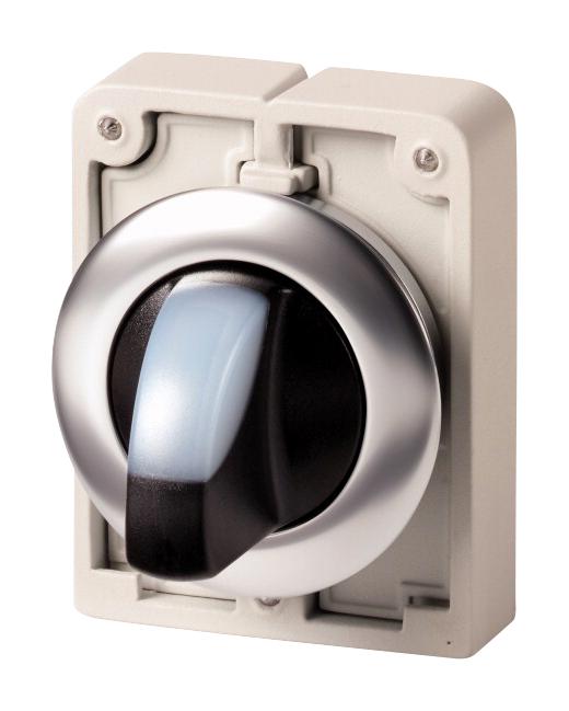 M30C-FWLK3-W SWITCH ACTUATOR, 30MM ILL SELECTOR, WHT EATON MOELLER