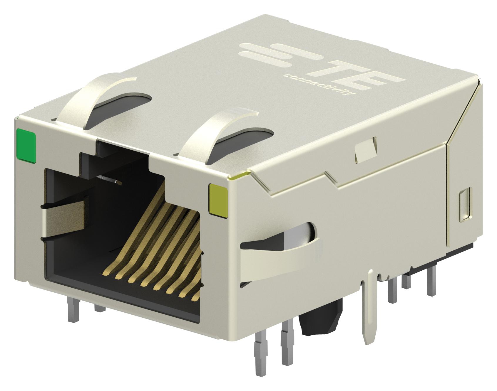 1-2301994-1 RJ45 CONNECTOR, JACK, 8P8C, 1PORT, TH TE CONNECTIVITY