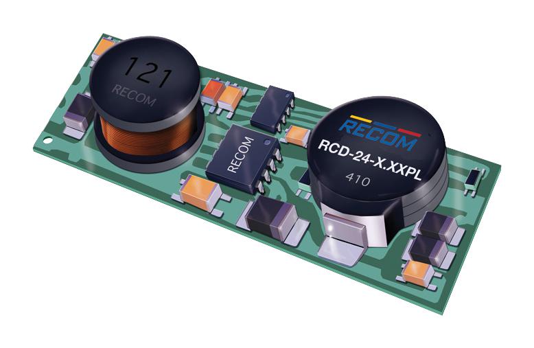 RCD-24-0.70/PL/B LED DRIVER, DC-DC, CC, 0.7A, 35V RECOM POWER