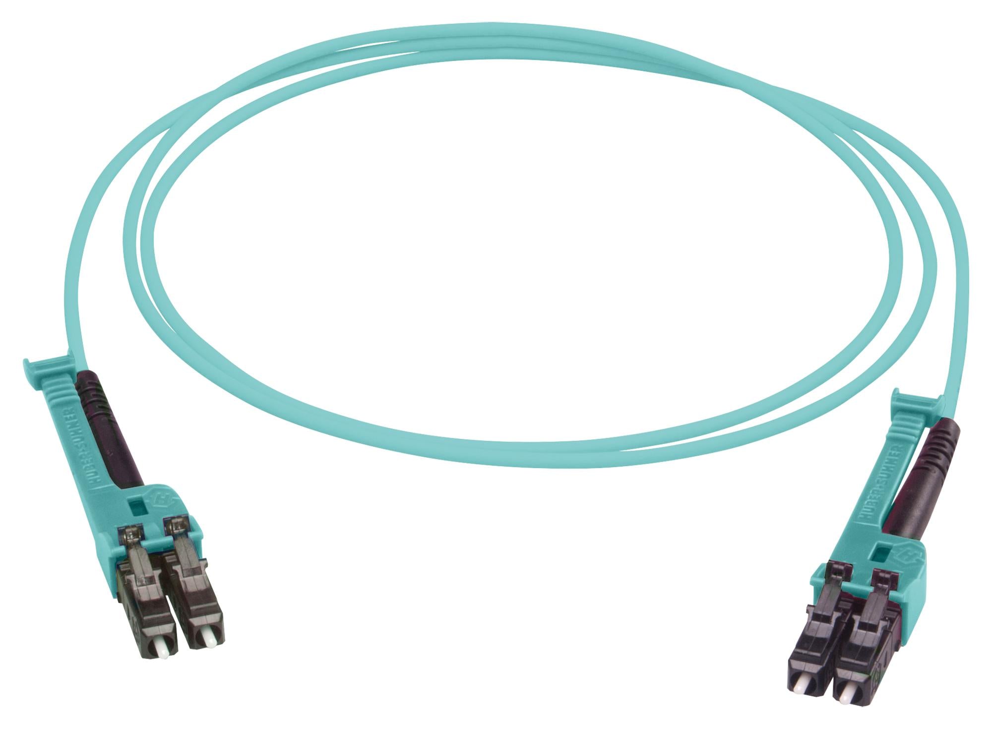 PCRS_LCMX_LCMX_O321T_05.0_MM PATCH CORD, MULTIMODE, LC DUPLEX, 5M HUBER+SUHNER