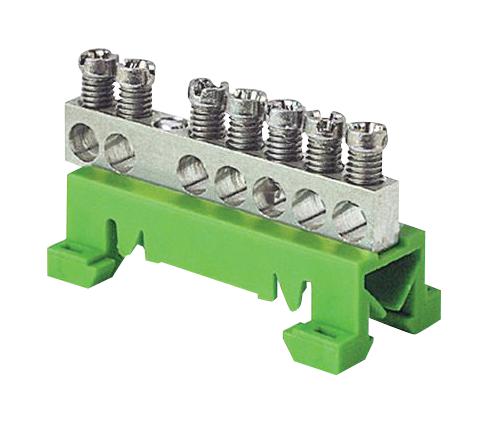 1SNA356101R0200 DISTRIBUTION BAR, 7POS, 22MM, GREEN ENTRELEC - TE CONNECTIVITY