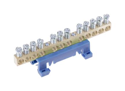 1SNA356102R0300 DISTRIBUTION BAR, 12POS, 22MM, BLUE ENTRELEC - TE CONNECTIVITY