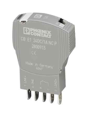2800915 CIRCUIT BREAKER, 1-POLE, 1A, 24VDC PHOENIX CONTACT