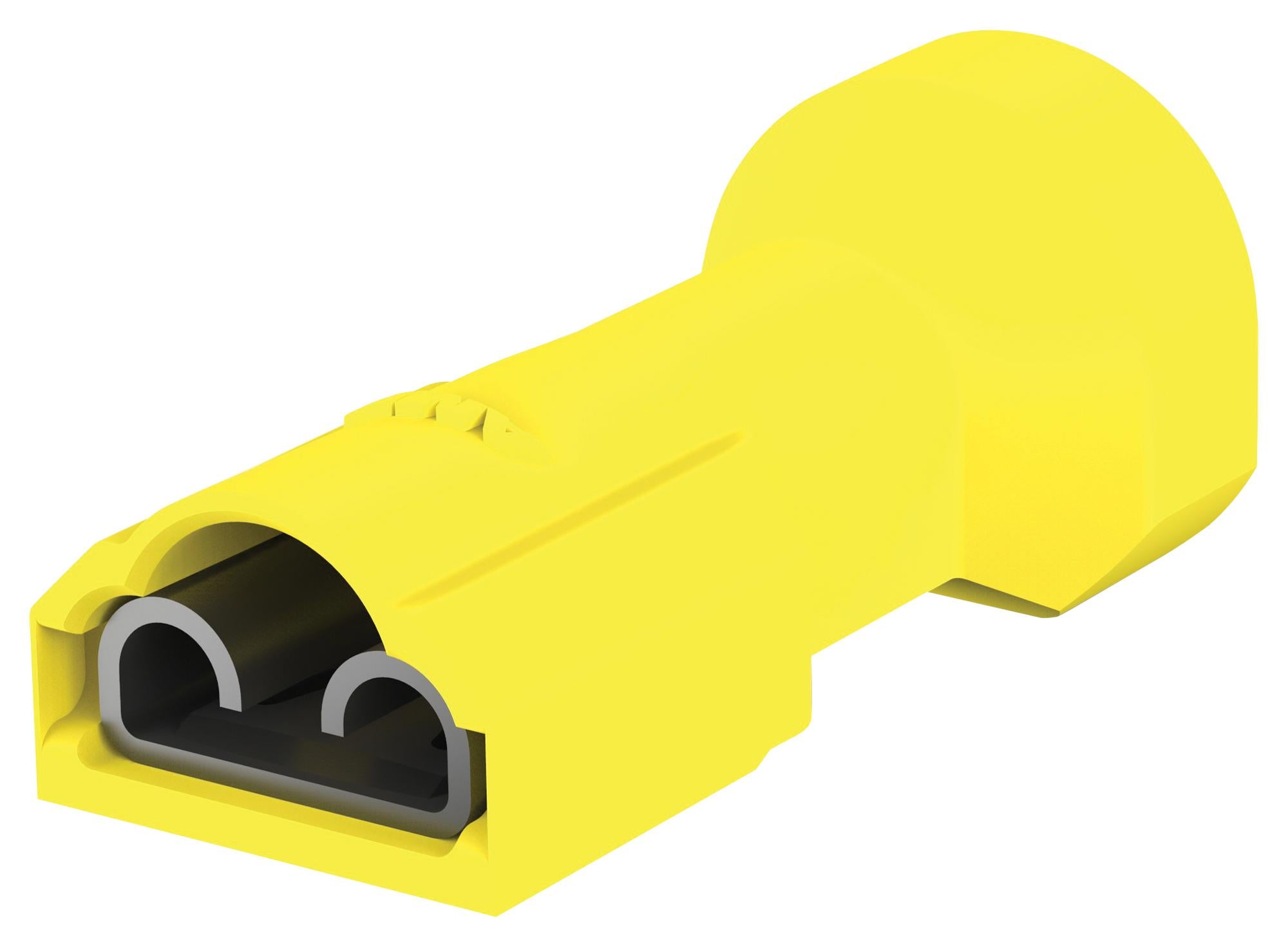 4-520447-2 FEMALE DISCONNECT, 6.35MM, 12-10AWG, YEL AMP - TE CONNECTIVITY