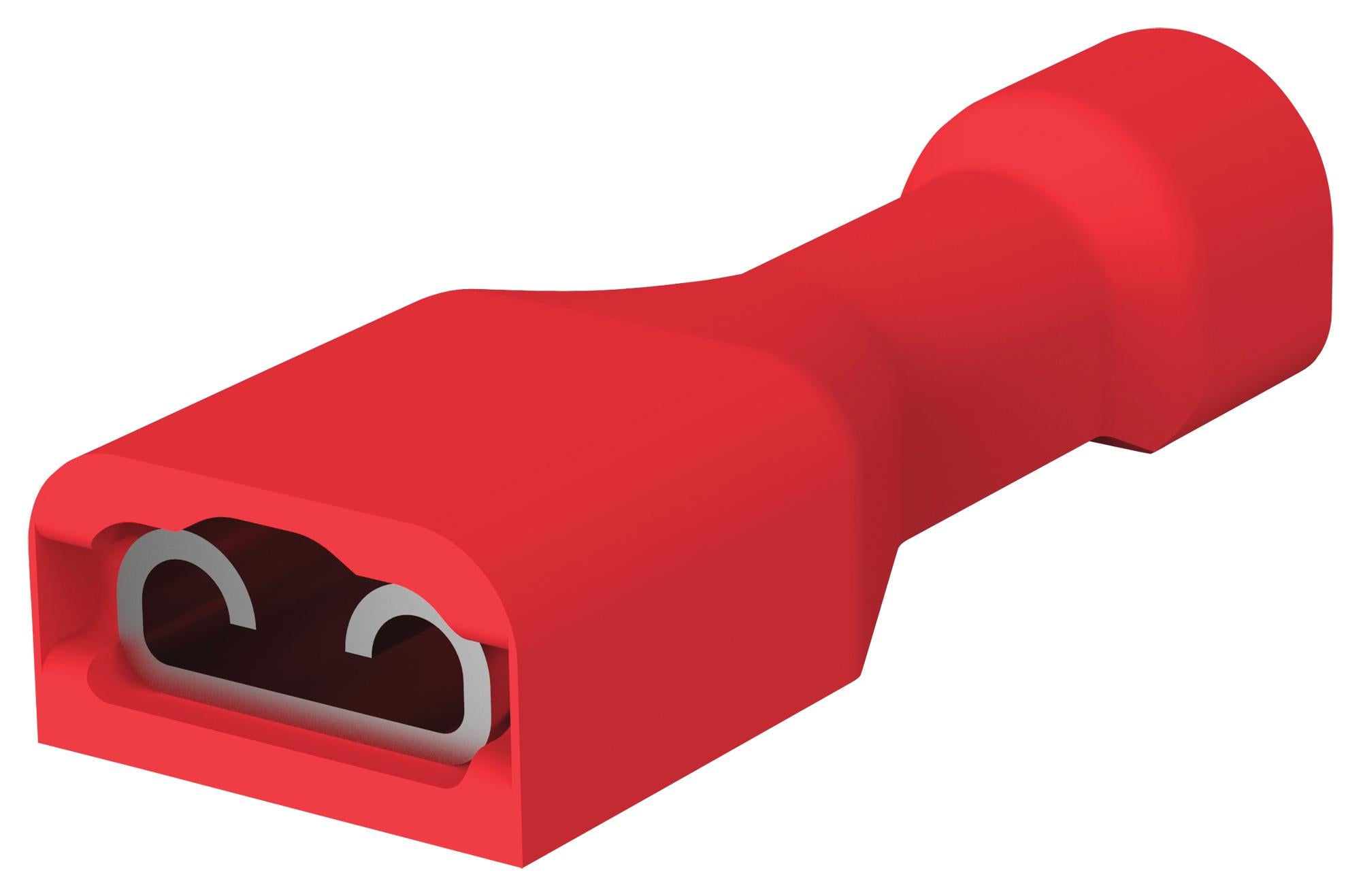 2-520193-2 FEMALE DISCONNECT, 4.75MM, 22-18AWG, RED AMP - TE CONNECTIVITY