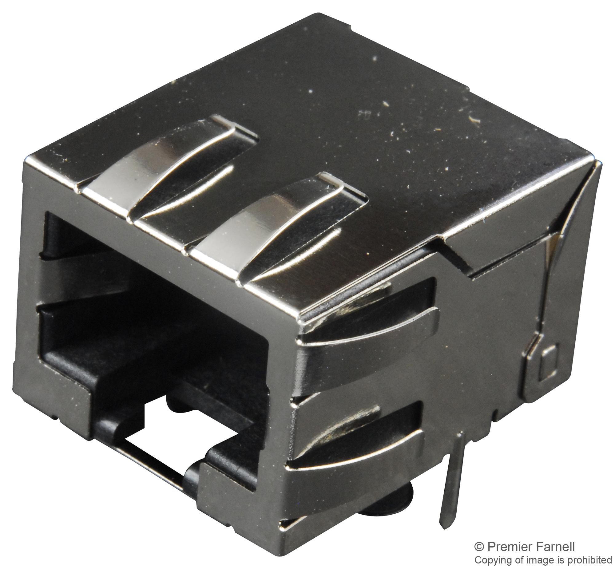 43202-6101 MODULAR CONNECTOR, JACK, 6P6C, 1PORT, TH MOLEX