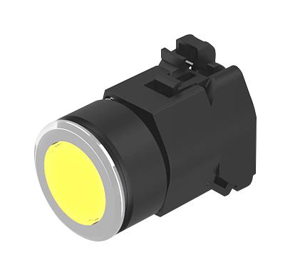 704.032.418 PUSHBUTTON ACTUATOR, ROUND, YELLOW, 35MM EAO