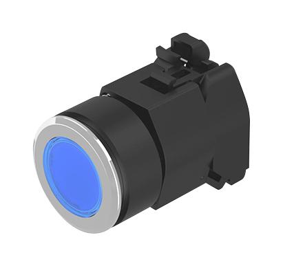 704.032.618 PUSHBUTTON ACTUATOR, ROUND, BLUE, 35MM EAO