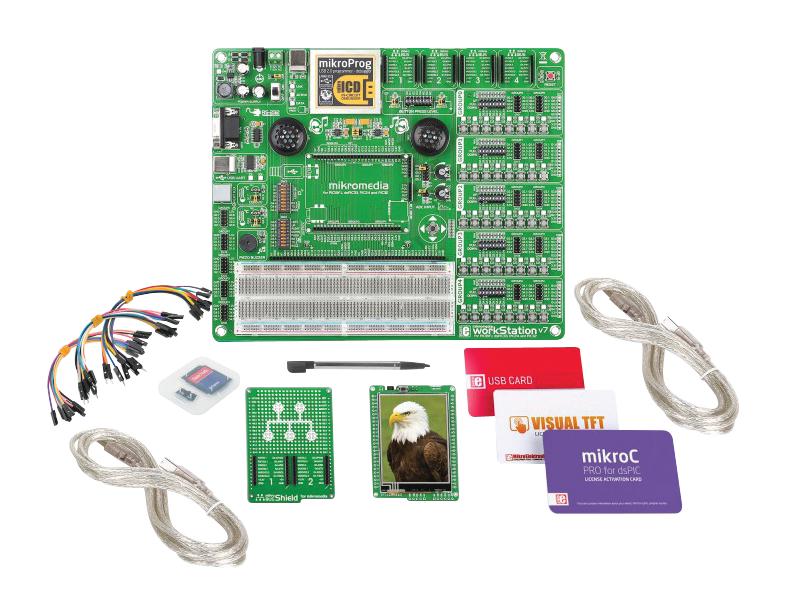 MIKROE-2651 DEV KIT, MIKROPASCAL GRAPHIC INTERFACE MIKROELEKTRONIKA