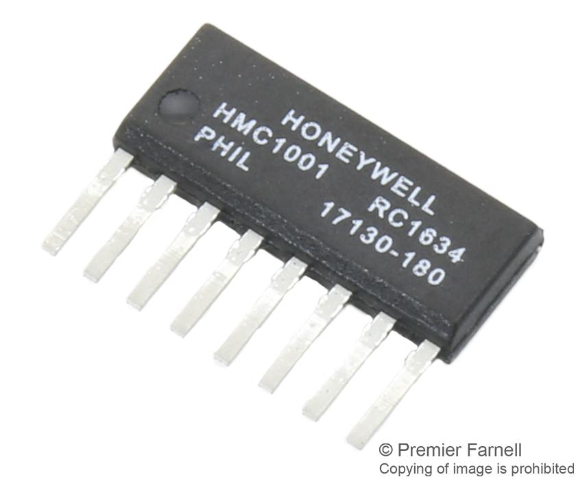 HMC1001-RC MAGNETIC SENSOR, 1-AXIS, -2 TO 2G HONEYWELL