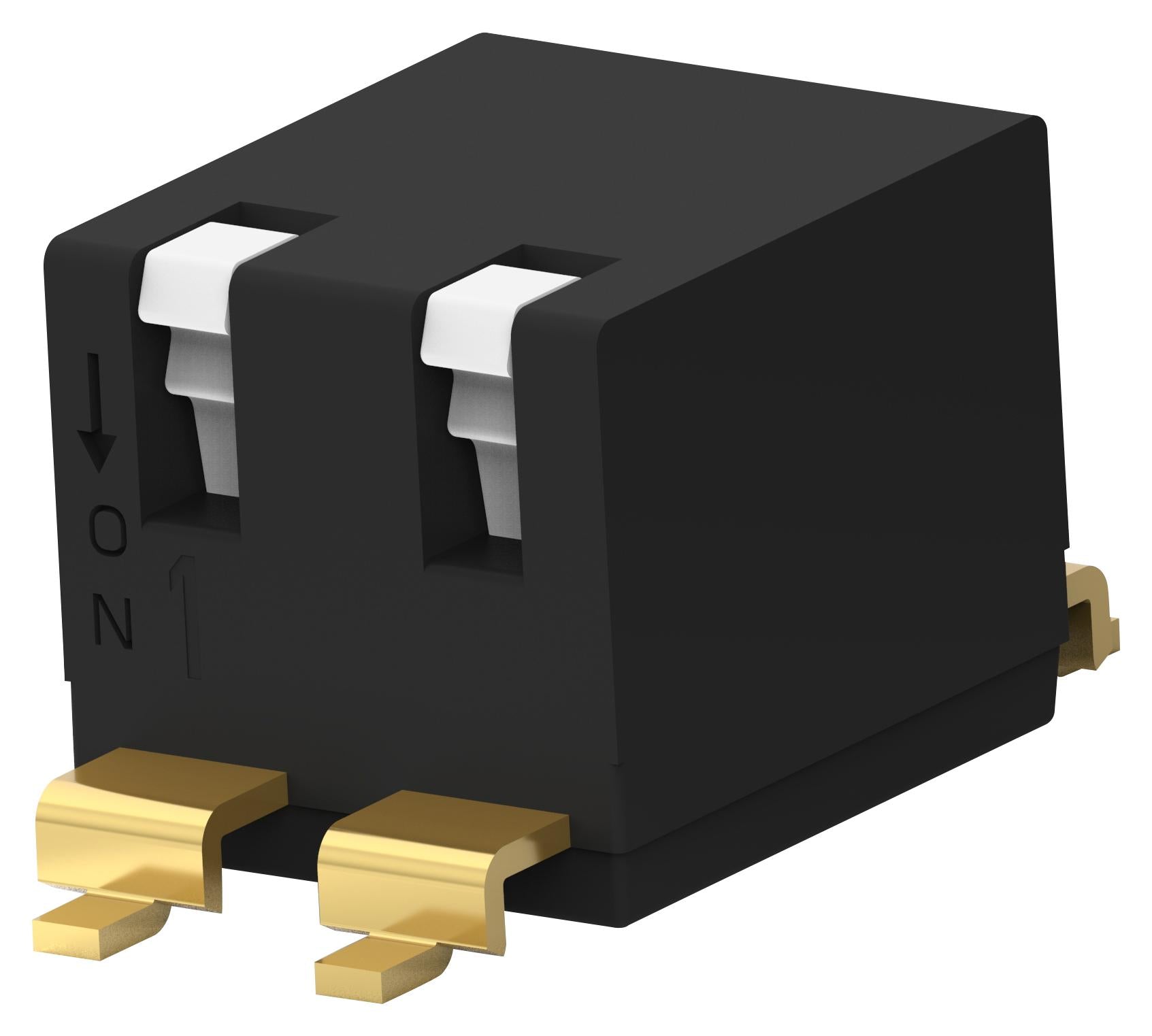 EDS08SGNNTR04Q DIP SWITCH, 8POS, SPST, SLIDE, SMD ALCOSWITCH - TE CONNECTIVITY