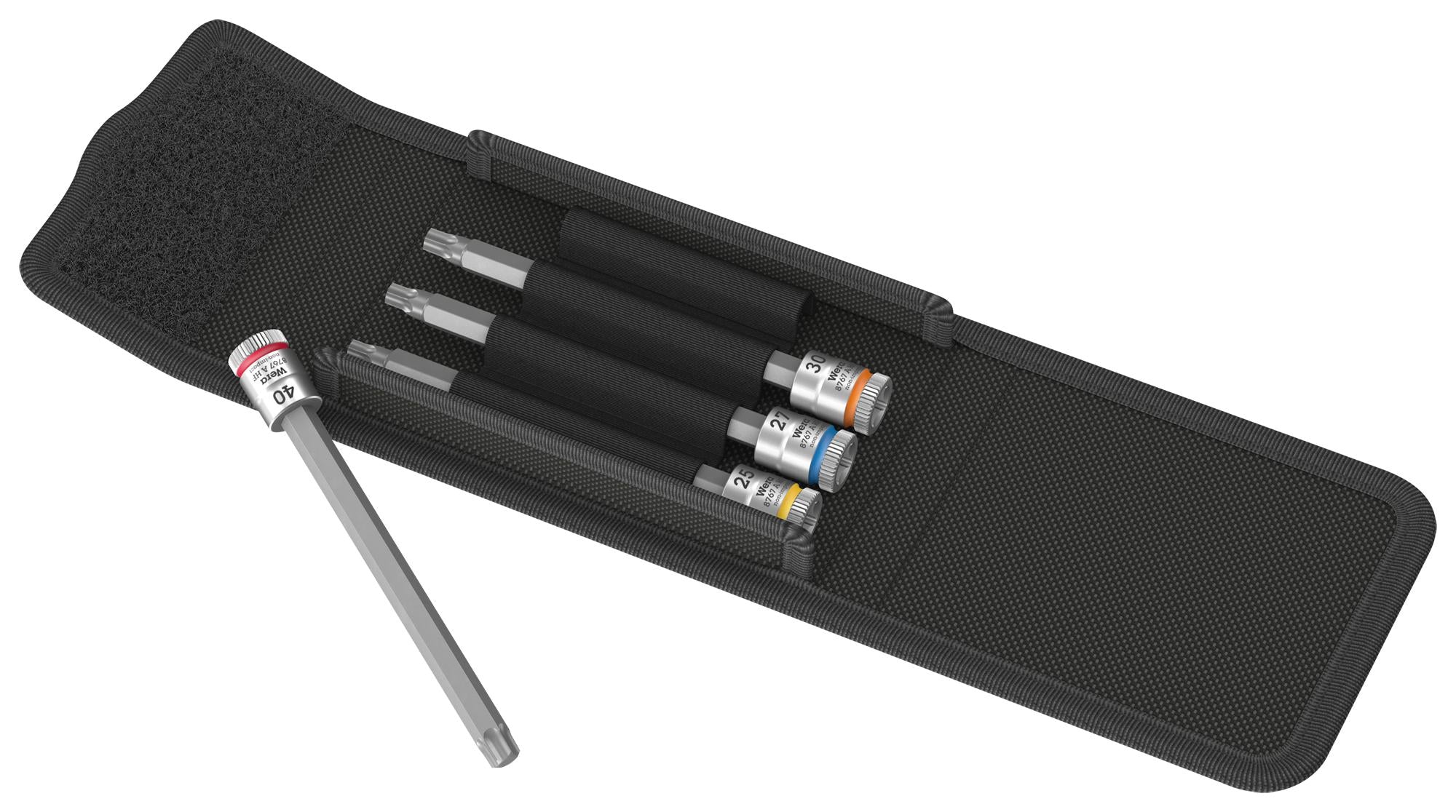 8767 HEX BIT SOCKET SET, 1/4IN DRIVE, 5PC WERA