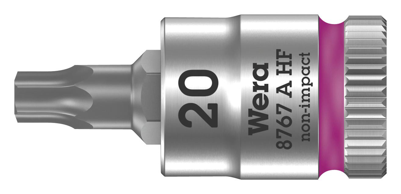 8767 20 X 28MM BIT SOCKET, TORX, T20, 28MM WERA