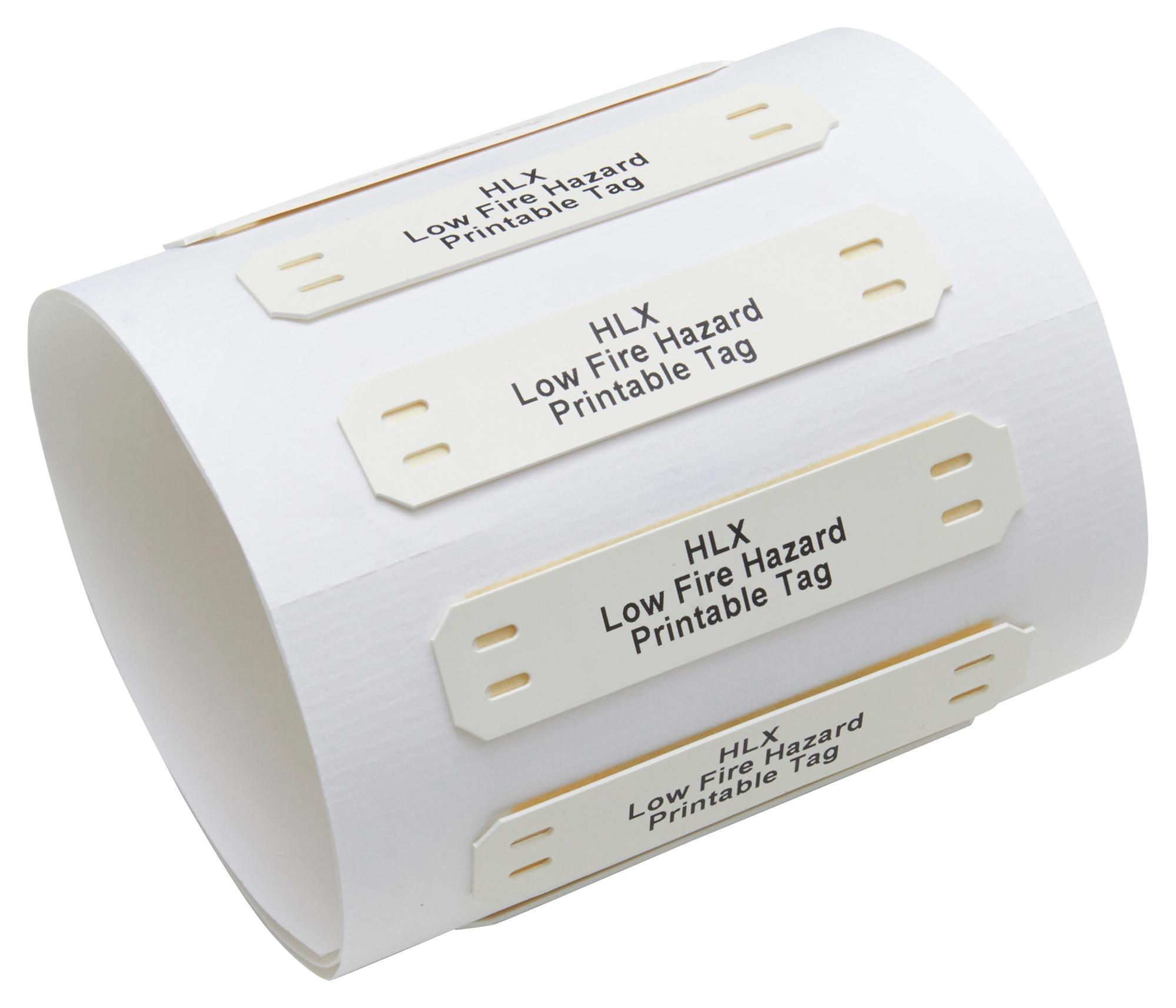 HLX104WE1TS025B CABLE MARKER, PO, 45MM X 10.4MM, WHITE RAYCHEM - TE CONNECTIVITY