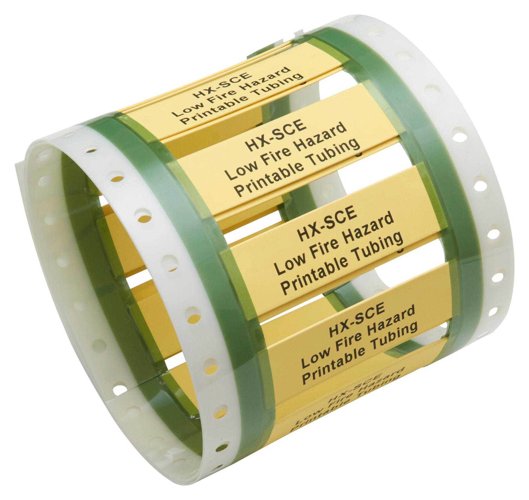 HX-SCE-1K-12.7-50-4 HEAT SHRINK MARKER, 12.7MM, YELLOW RAYCHEM - TE CONNECTIVITY