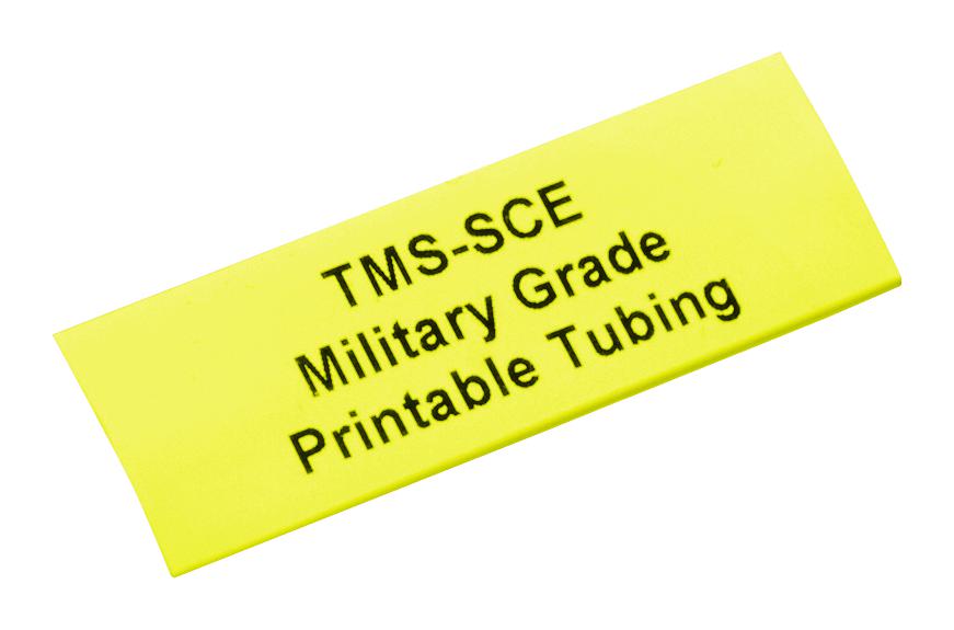 TMS-SCE-2-2.0-4 HEAT SHRINK MARKER, 50.8MM, YELLOW RAYCHEM - TE CONNECTIVITY