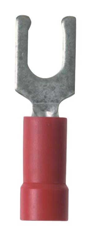 PV18-6LF-MY TERMINAL, FORK TONGUE, M3.5, 18AWG, RED PANDUIT