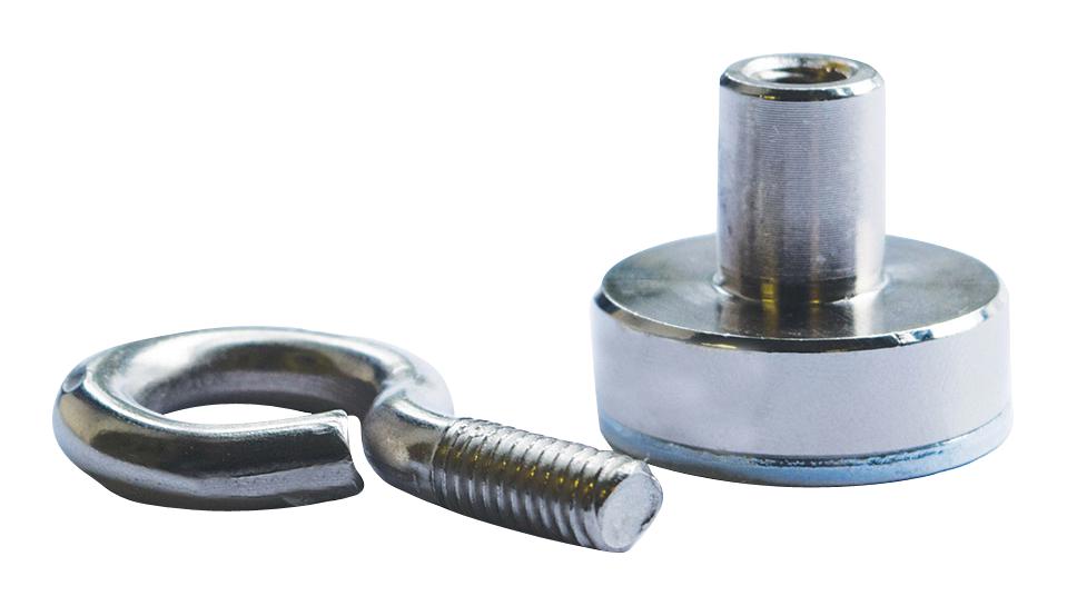 E1043/NEO SHALLOW POT MAGNET, NEODYMIUM, 25 X 7MM ECLIPSE MAGNETICS