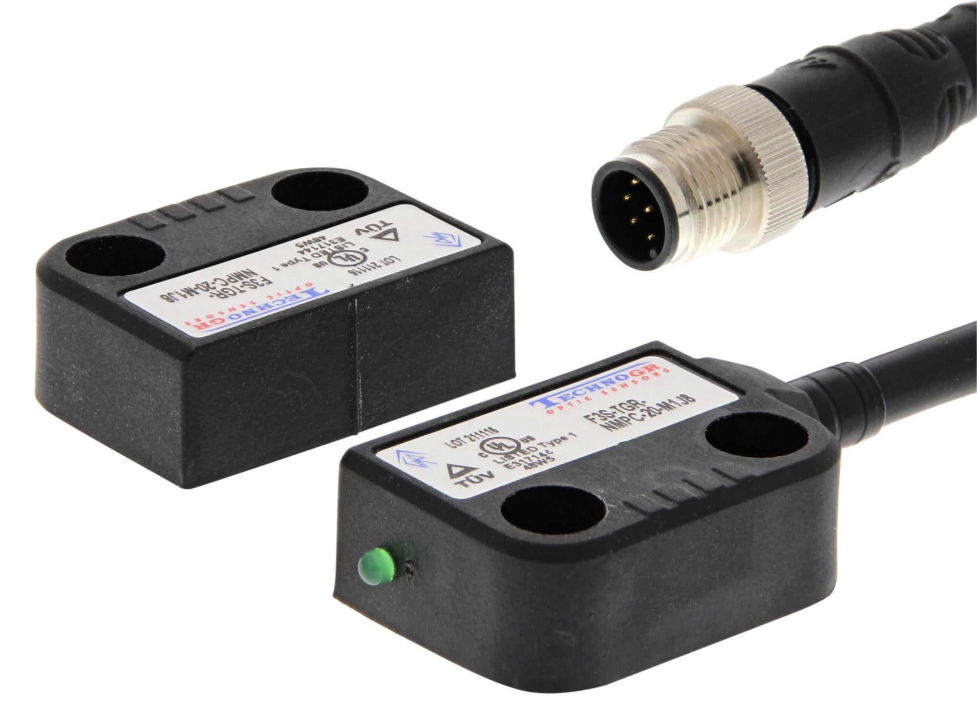 F3STGRNMPC21M1J8 SAFETY INTERLOCK SW, DPST/SPST, 24VDC OMRON