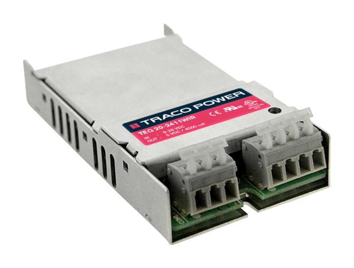 TEQ 20-2413WIR DC-DC CONVERTER, 15V, 1.33A TRACO POWER