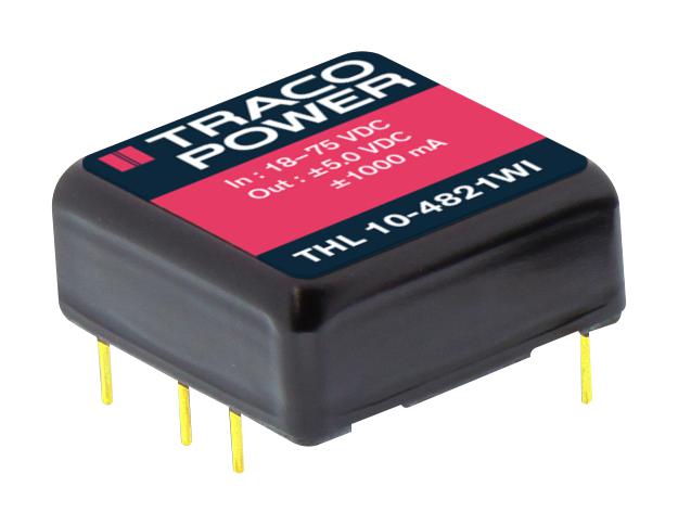 THL 10-4821WI DC-DC CONVERTER, 2 O/P, 10W TRACO POWER