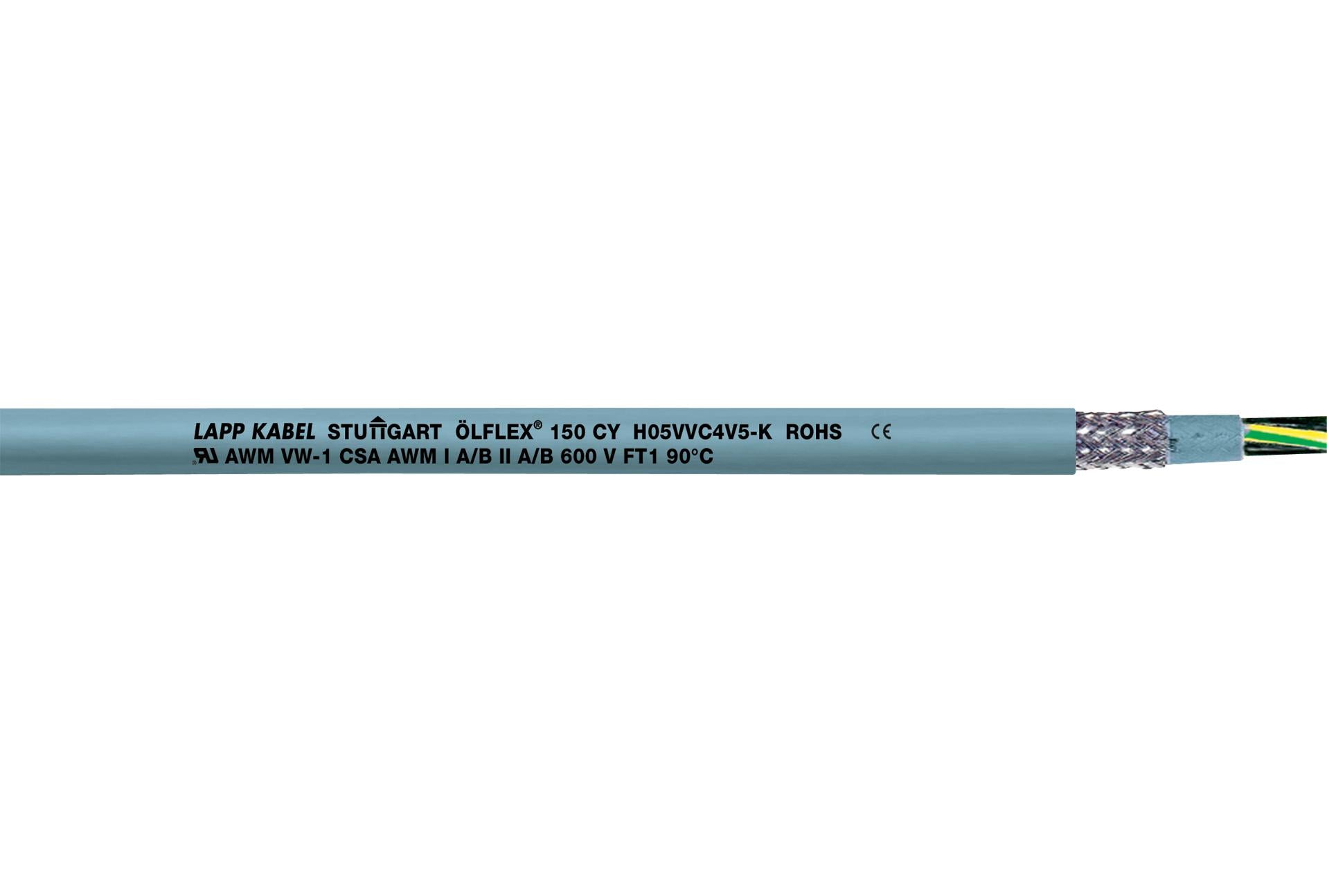 0015602 SHLD FLEX CABLE, 2COND, 0.75MM2, 50M LAPP KABEL
