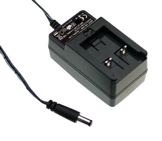 GE12I09-P1J ADAPTOR, AC-DC, 9V, 1.33A MEAN WELL