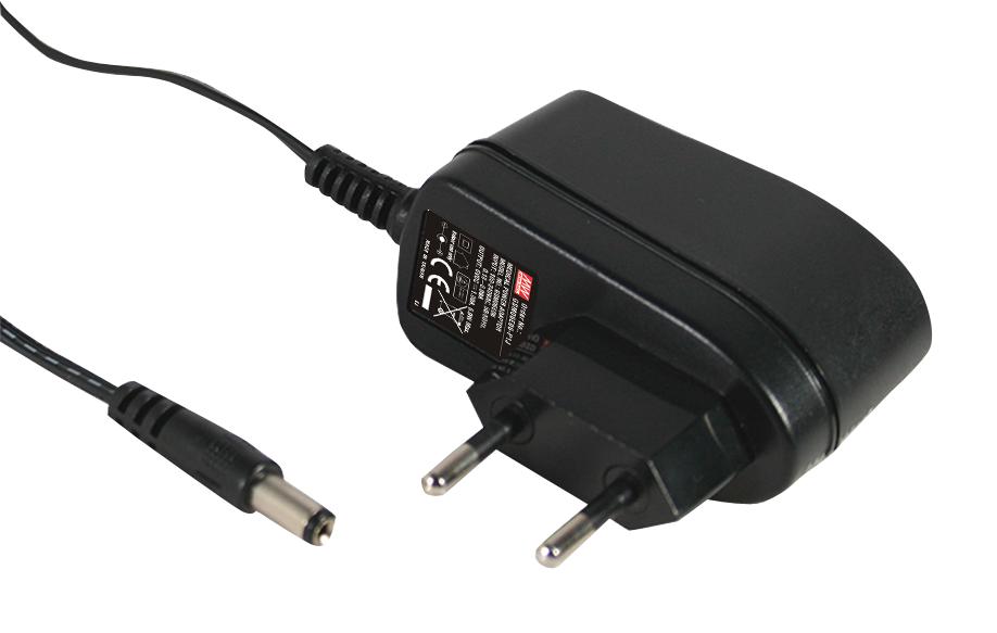 GSM06E05-P1J ADAPTOR, AC-DC, MEDICAL, 5V, 1.2A MEAN WELL