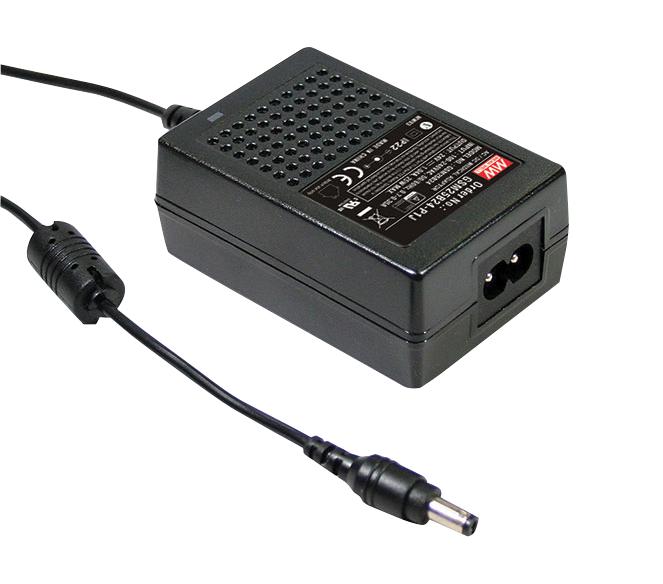 GSM25B24-P1J ADAPTOR, MEDICAL, AC-DC, 24V, 1.04A MEAN WELL