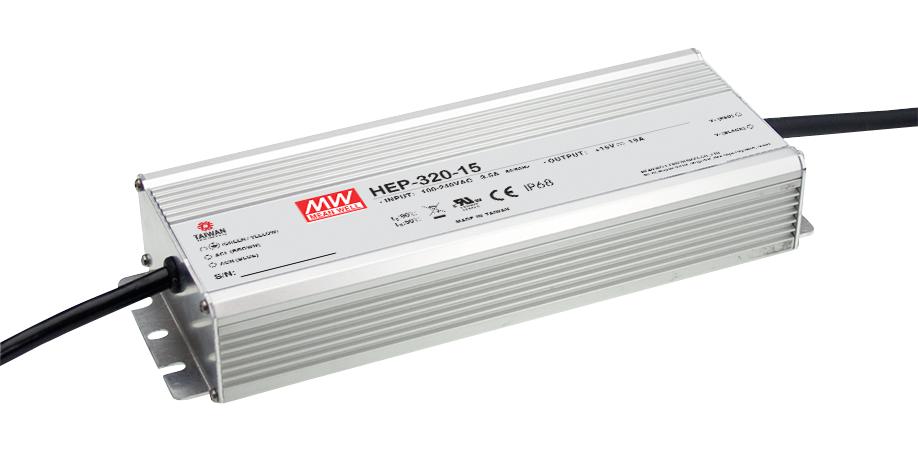 HEP-320-48A POWER SUPPLY, AC-DC, 48V, 6.7A MEAN WELL