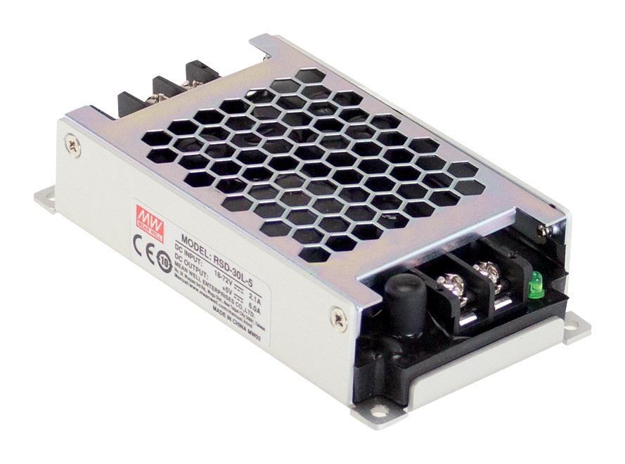 RSD-30H-24 DC-DC CONVERTER, 24V, 1.25A MEAN WELL