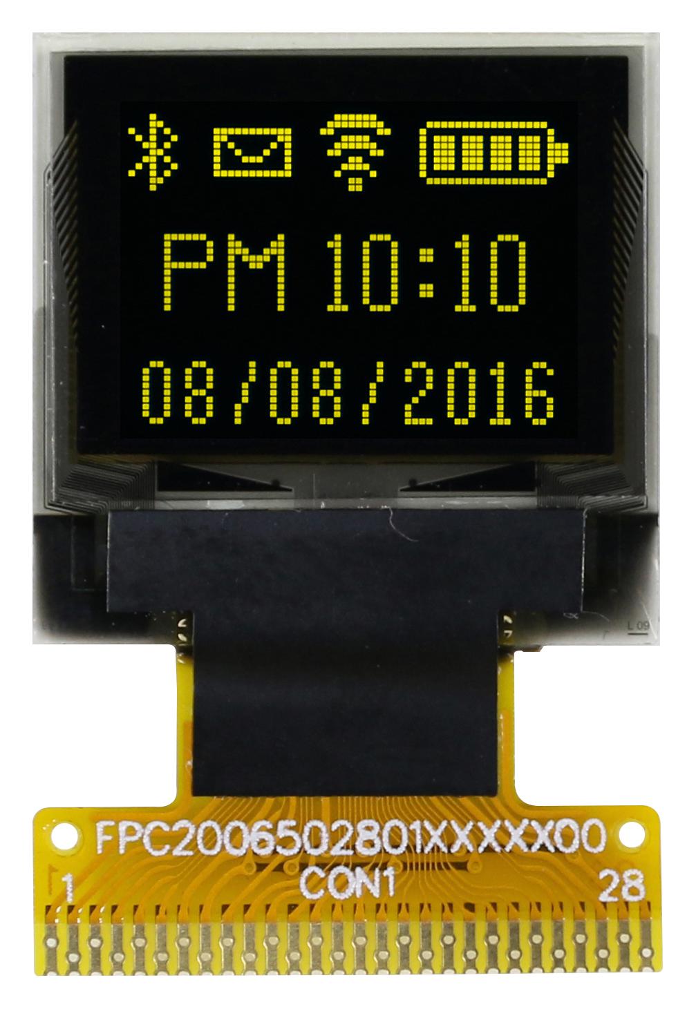 MCOT064048A1V-YM DISPLAY, OLED GRAPHIC, TAB, 64X48 PIXELS MIDAS