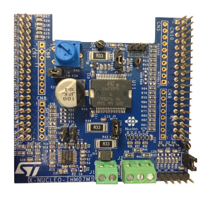 X-NUCLEO-IHM07M1 EXPANSION BRD, BRUSHLESS DC MOTOR DRIVER STMICROELECTRONICS