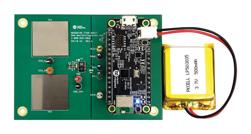 MAX86150EVSYS# EVAL BOARD, PPG & ECG BIO-SENSOR MODULE MAXIM INTEGRATED / ANALOG DEVICES