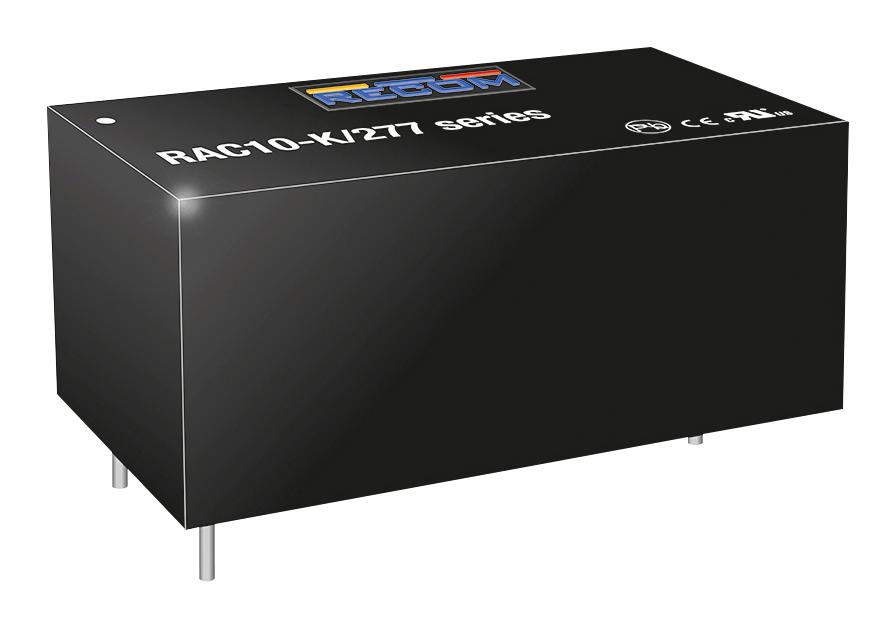 RAC10-05SK/277 POWER SUPPLY, AC-DC, 5V, 2A RECOM POWER