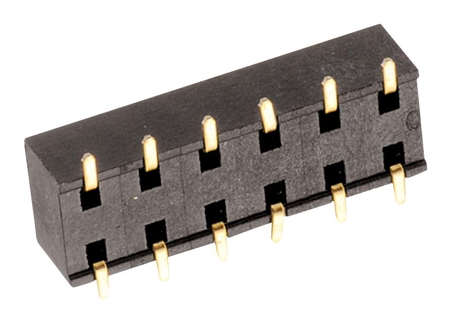 610008243021 CONNECTOR, RCPT, 8POS, 2ROW, 2.54MM WURTH ELEKTRONIK